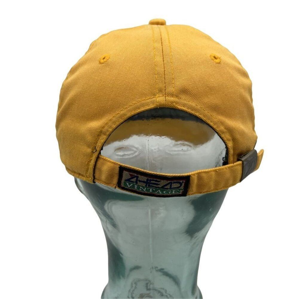 Ahead Vintage‎ Golf Hat Mens OSFA Yellow Excellent Hilton Head National 1989 Cap - Picture 3 of 7